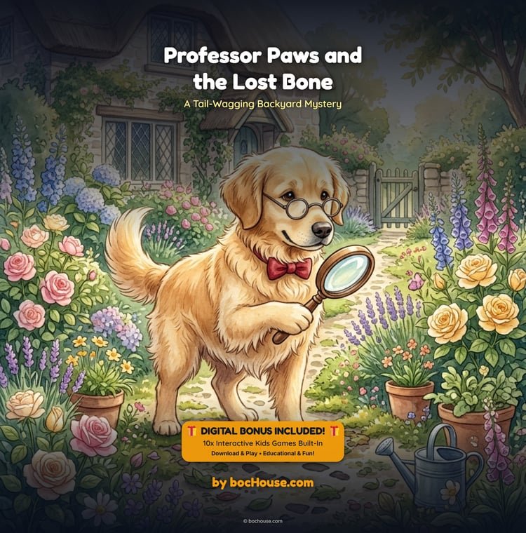 PROFESSOR PAWS AND THE LOST BONE